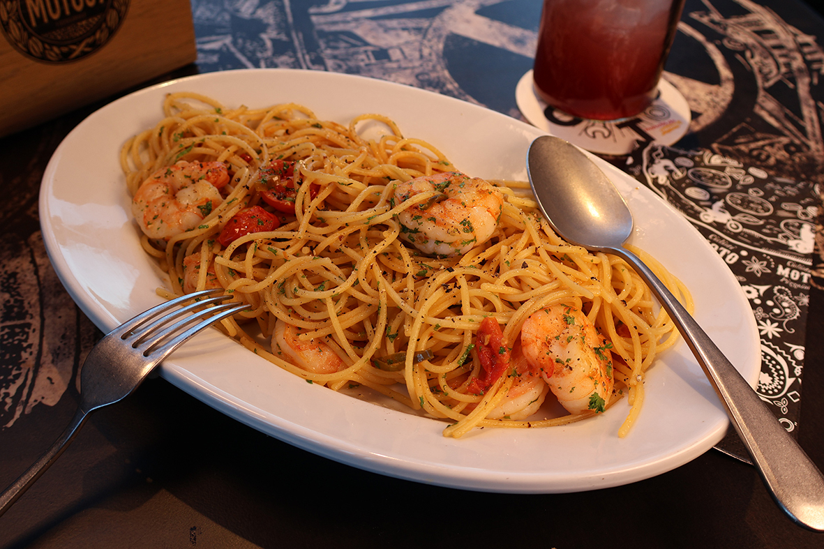 2026 Spaghetti Aglio Gamberi kl